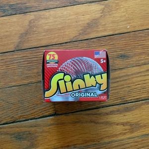 Silver Slinky Toy